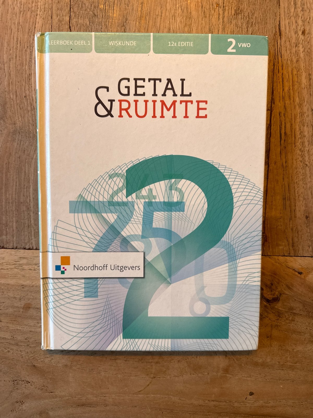 Getal & Ruimte Wiskunde VWO 2 Leerboek Deel 1 12e editie, Boeken, Ophalen of Verzenden, Zo goed als nieuw, VWO, Wiskunde A