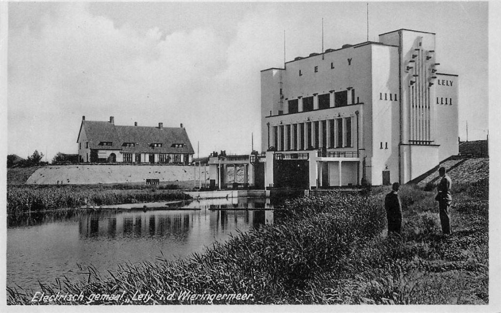 378-290-015 Wieringermeer Electrisch Gemaal Lely, Verzenden, Voor 1920, Noord-Holland