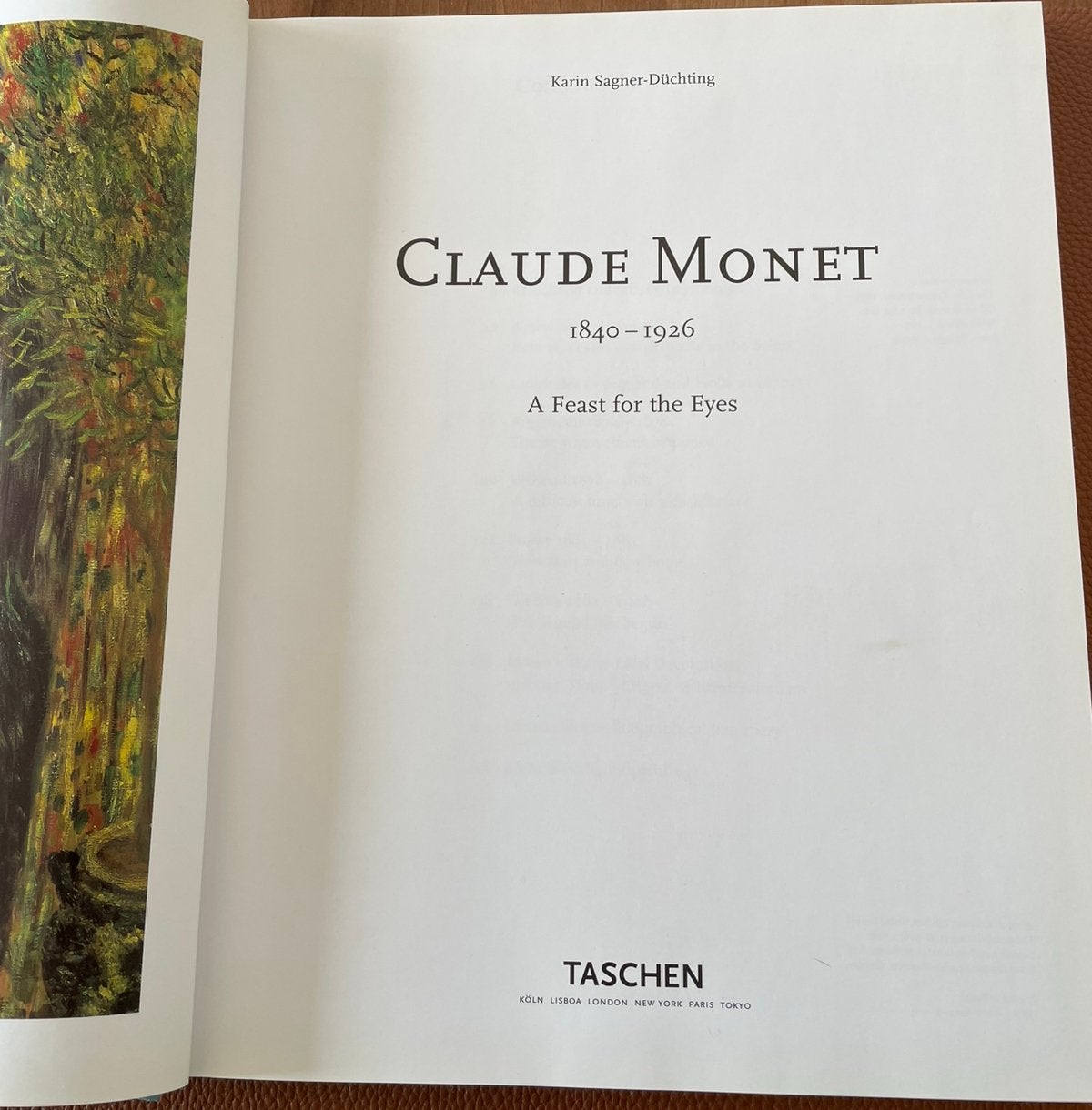 Claude Monet A feast for the Eyes, Boeken, Ophalen of Verzenden, Zo goed als nieuw