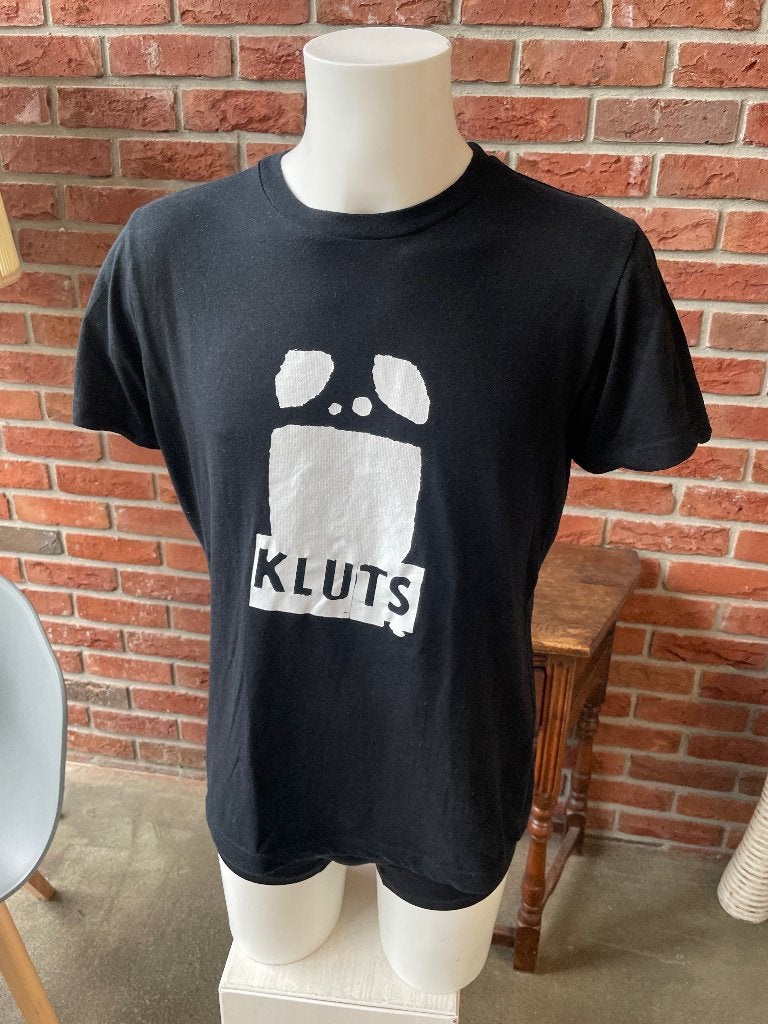 Zwart heren T-shirt L met grappige 'KLUTS' print, Maat 52/54 (L), Zwart, Ophalen of Verzenden, BC-Collection