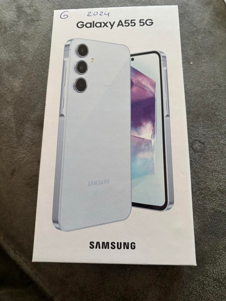 Samsung Galaxy A55 5G 128GB Awesome Iceblue Nieuw, Ophalen, Blauw, Touchscreen, Nieuw