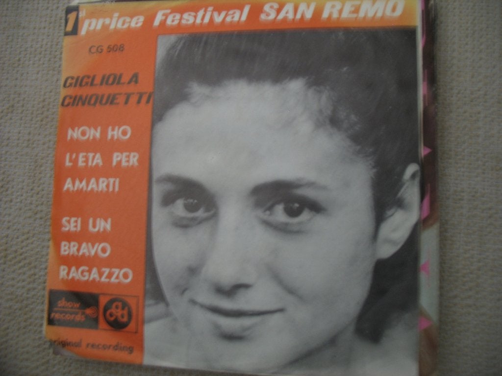 Single Sale; Gigliola Cinquetti - Non Ho l'eta per amarti, Ophalen of Verzenden, Gebruikt, 7 inch, Pop