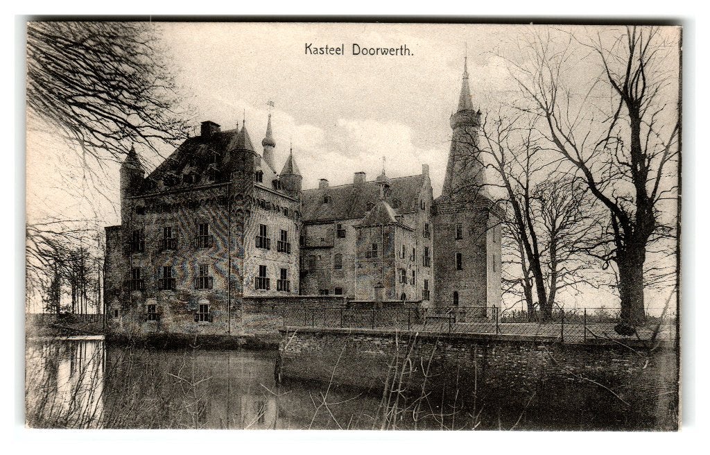Doorwerth, Kasteel Doorwerth, Verzamelen, Ansichtkaarten | Nederland, Ophalen of Verzenden, 1920 tot 1940, Ongelopen, Gelderland