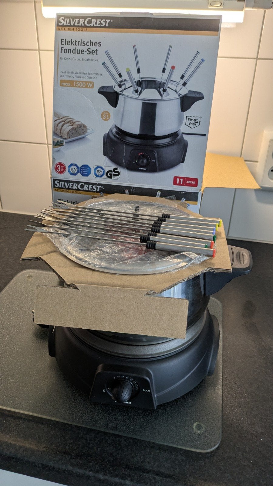 Nieuwe fondue set, Witgoed en Apparatuur, Fonduesets, Ophalen, Nieuw, Elektrisch, Fondueset