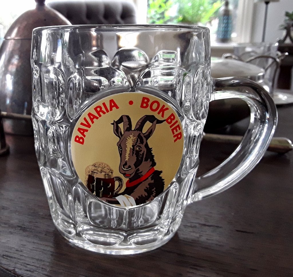 Bierglas - bierpul - pul - van Bavaria Bokbier, Ophalen of Verzenden, Zo goed als nieuw, Pul(len), Bavaria