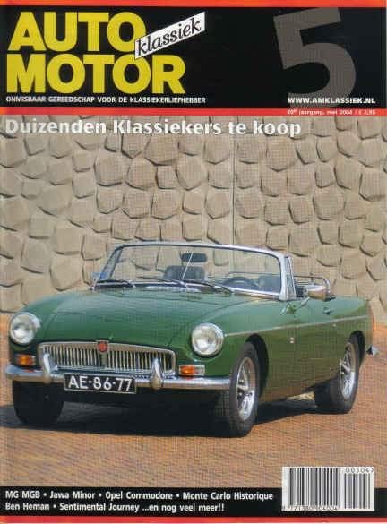 AMK 5 2004 : MG MGB - Opel Commodore A Coupe - Jawa Minor, Ophalen of Verzenden, Gelezen, Algemeen