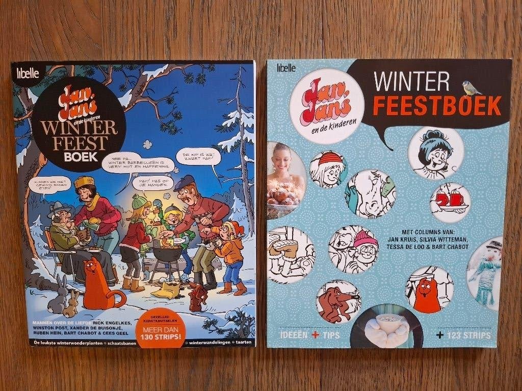 Jan Jans en de kinderen winterfeestboek 2x, Boeken, Zo goed als nieuw, Meerdere stripboeken, Ophalen, Jan Kruis