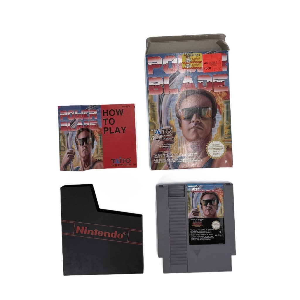 Power Blade – Nintendo NES PAL – Compleet in Doos, Spelcomputers en Games, Nintendo, Zo goed als nieuw, Support@nintendo.com, 11-1 Hokotate-cho, Kamitoba, Minami-ku
Kyoto 601-8501
Japan