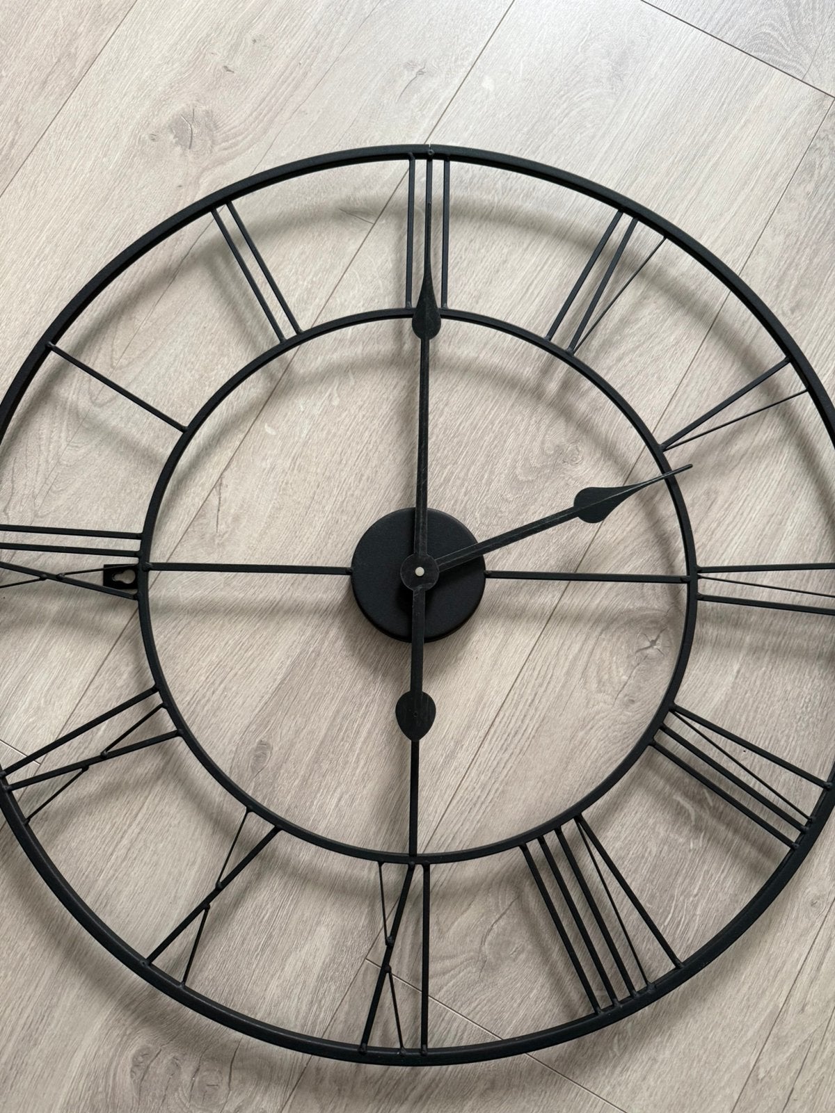 Wandklok Ø60 cm, Ophalen, Zo goed als nieuw, Wandklok