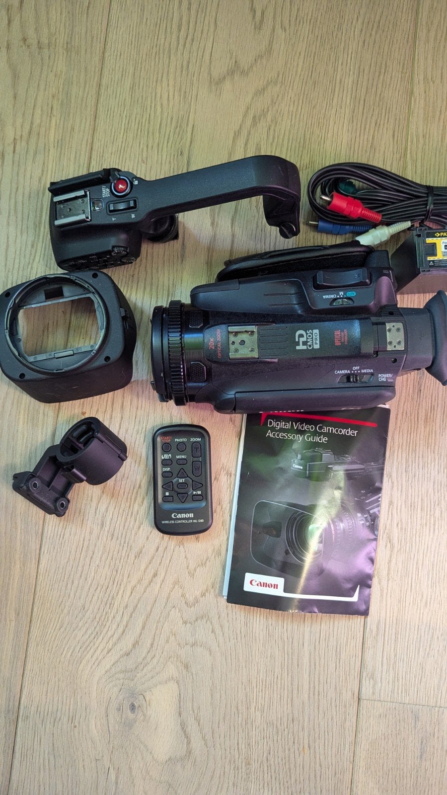 Canon HD Legria HF G10 videocamera met accessoires, Full HD, Canon, 20x of meer, Ophalen of Verzenden