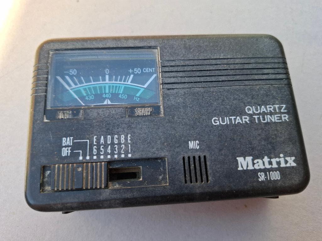 guitar tuner martix SR 1000, Verzenden, Gebruikt