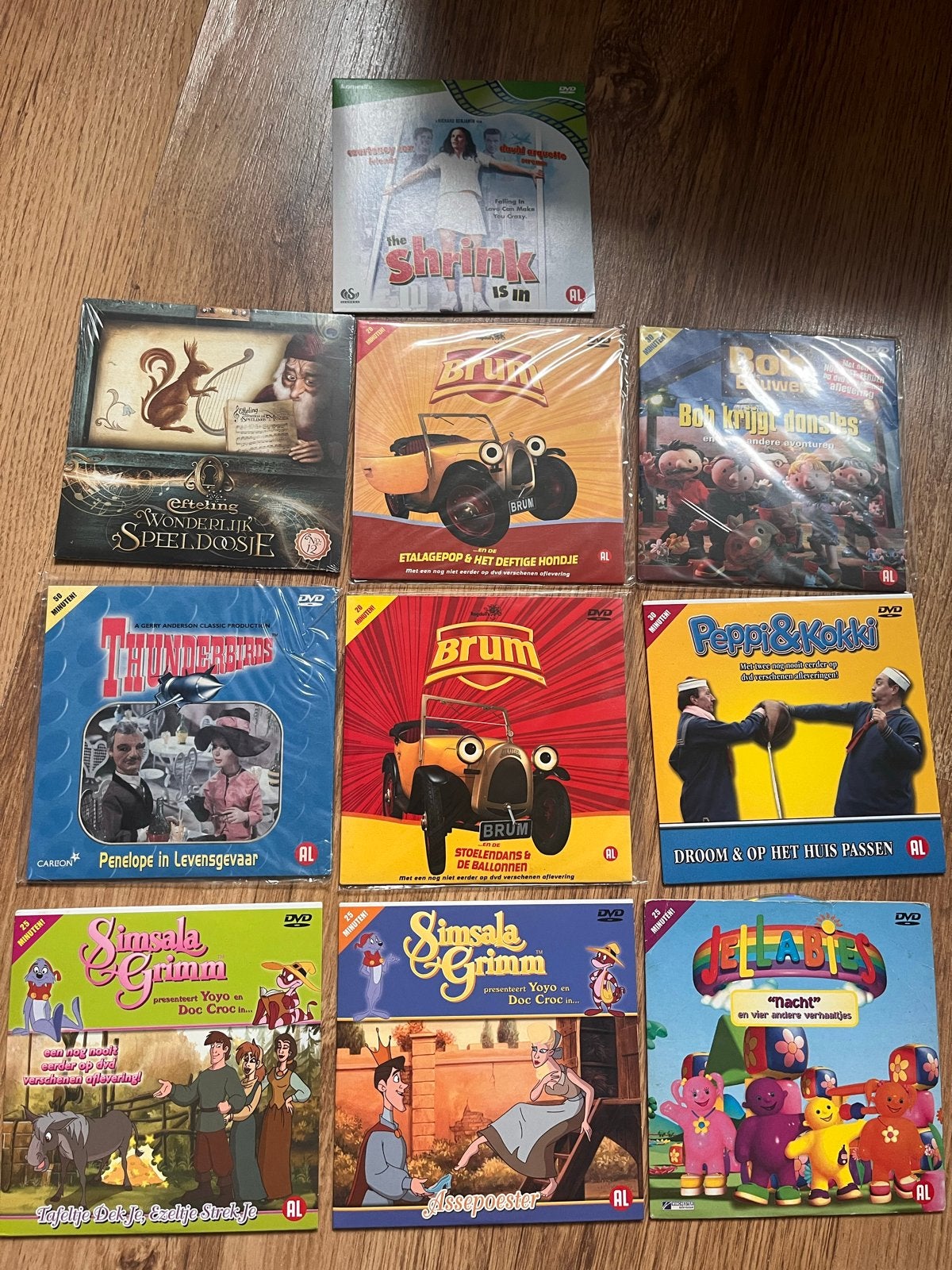 Diverse Kinder DVD's - Thunderbirds, Brum, Simsala Grimm, Je, Animatie, Alle leeftijden, Ophalen of Verzenden, Nederlands