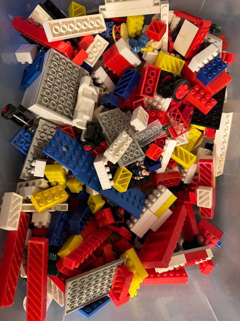 Doos met (montini) lego, Ophalen of Verzenden, Gebruikt, Losse stenen