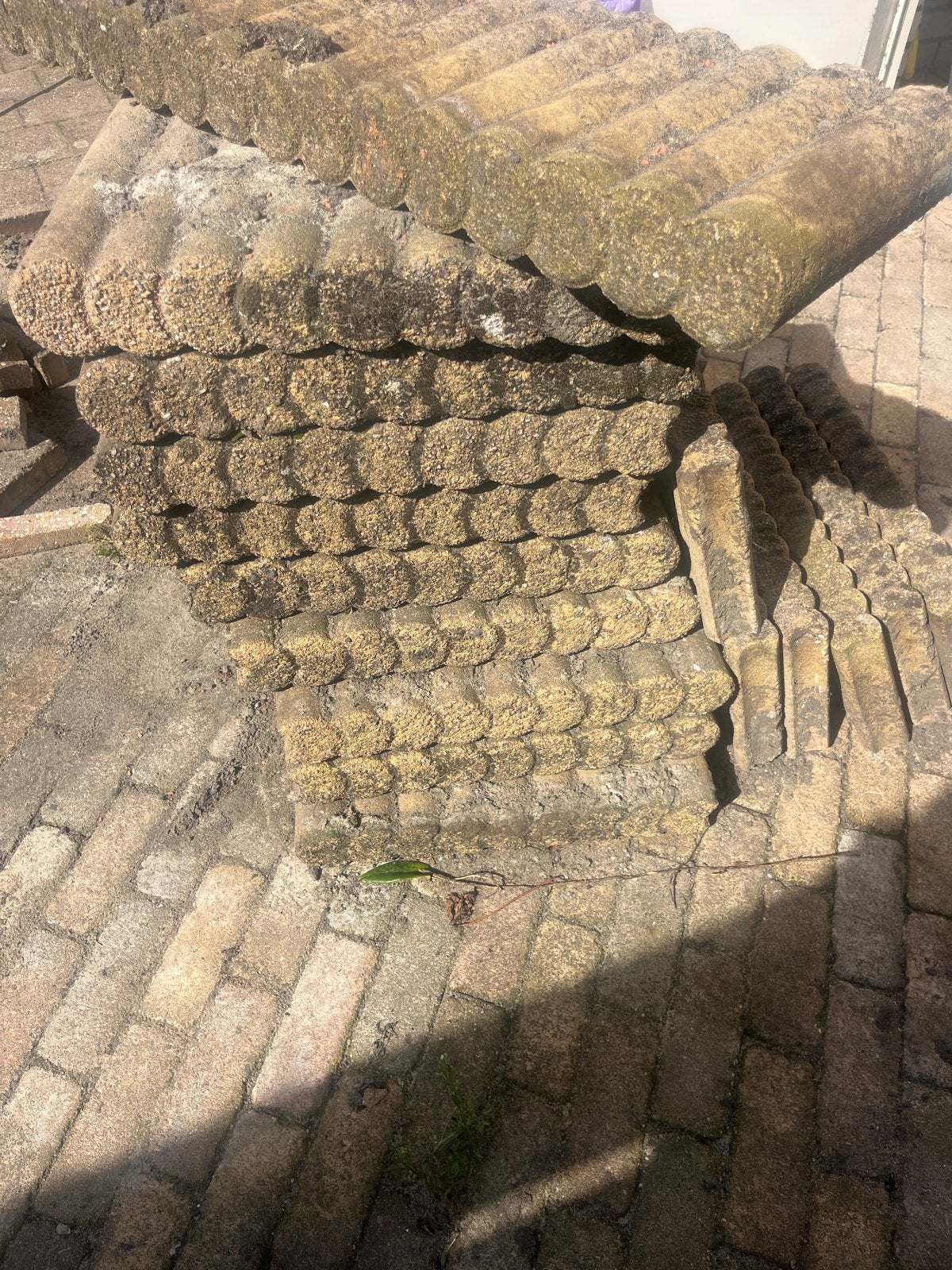 Extra lange betonnen banden voor tuin of oprit, Tuin en Terras, Ophalen, Gebruikt, Overige typen, Minder dan 5 m²
