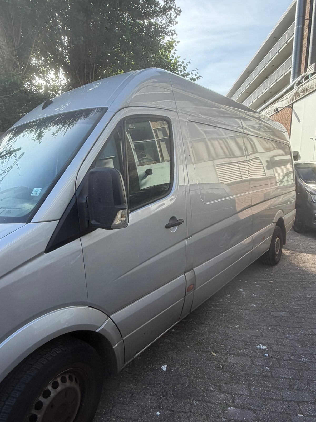 Mercedes-Benz Sprinter 2.1 CDI 120KW 2016 Grijs, Zwart, 4 cilinders, Leder en Stof, 163 pk