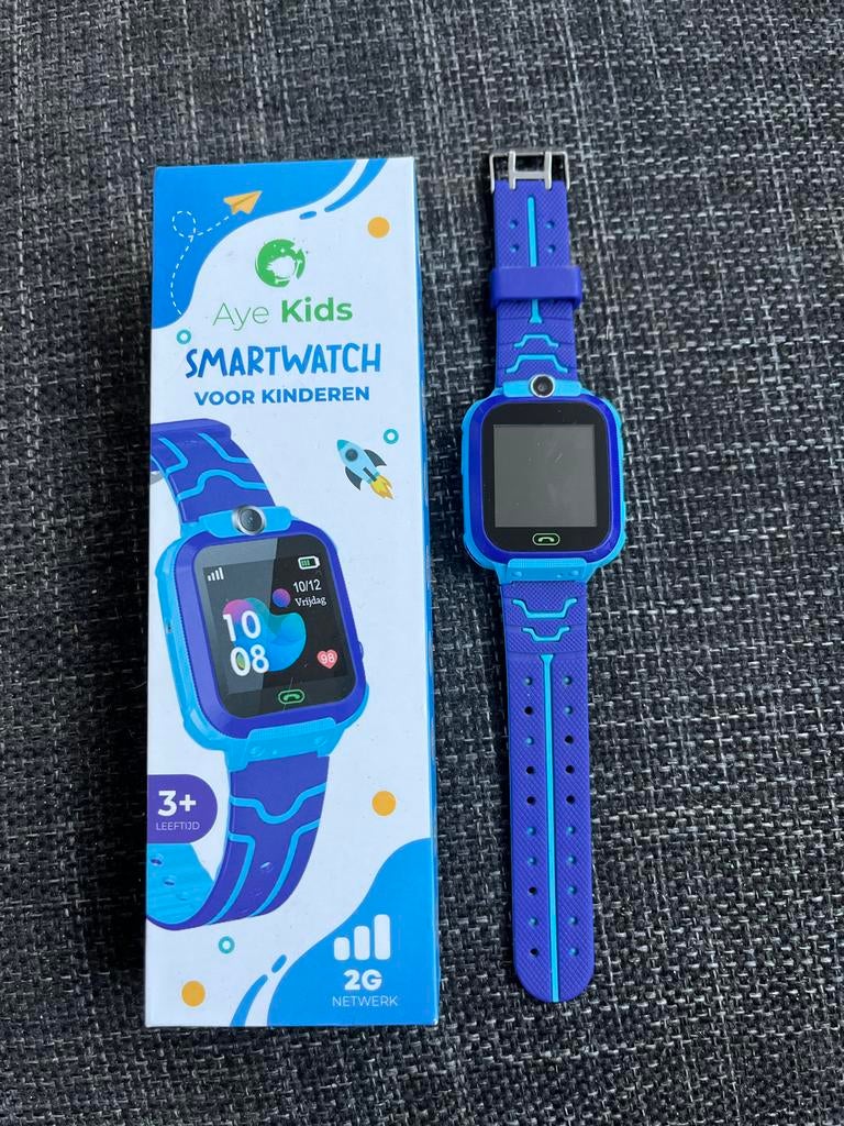 Aye Kids Smartwatch Belhorloge voor kinderen - Blauw, Ophalen of Verzenden, Gebruikt, Blauw