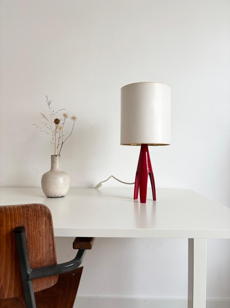 Deens vintage design tafellamp, Voss Belysning, jaren 50, Ophalen of Verzenden