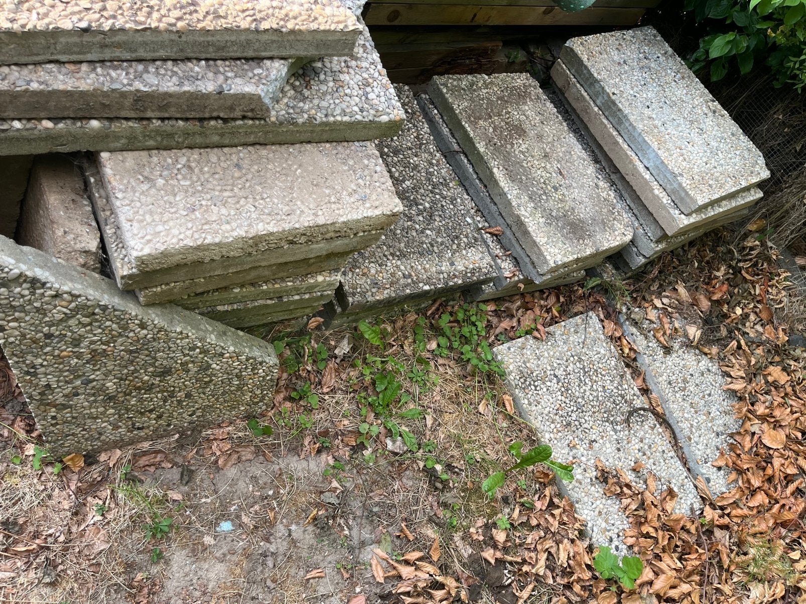 Grindtegel 60x40 gratis, Ophalen, Gebruikt, Beton, Terrastegels