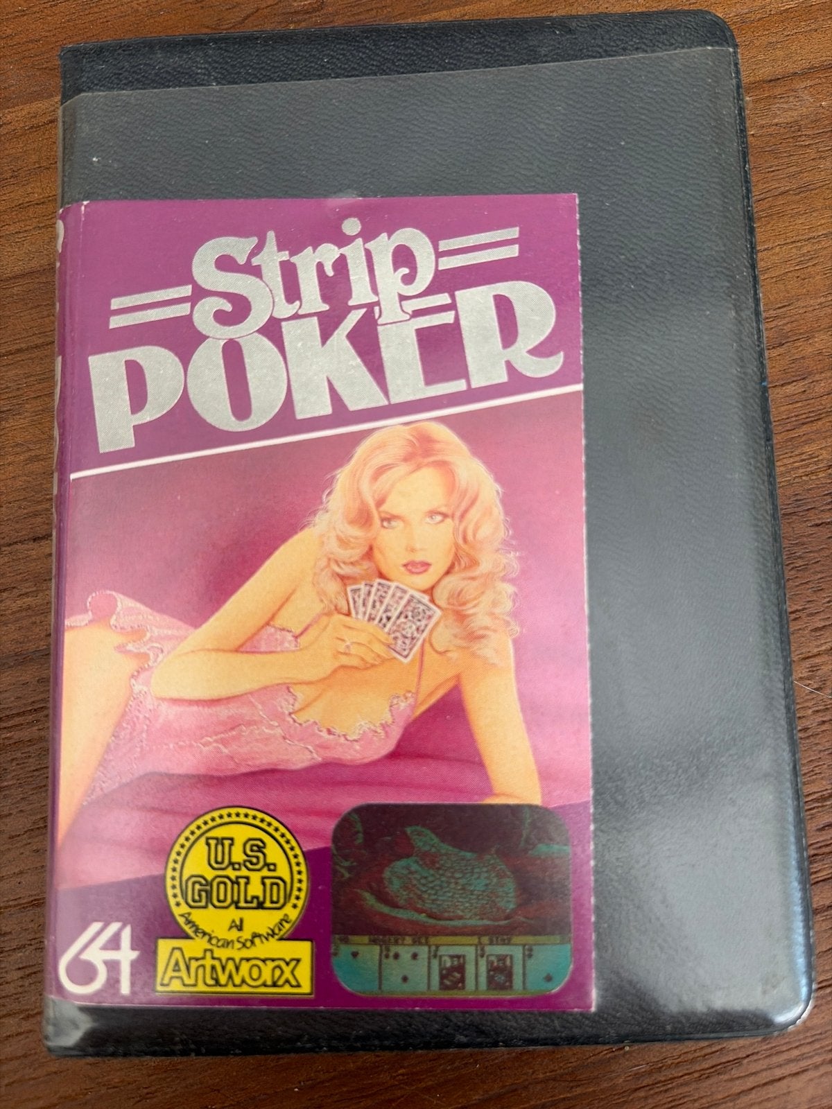 Strip Poker Commodore 64 Cassette - Vintage Computerspel, Gebruikt, Vanaf 18 jaar, Overige genres, 1 speler