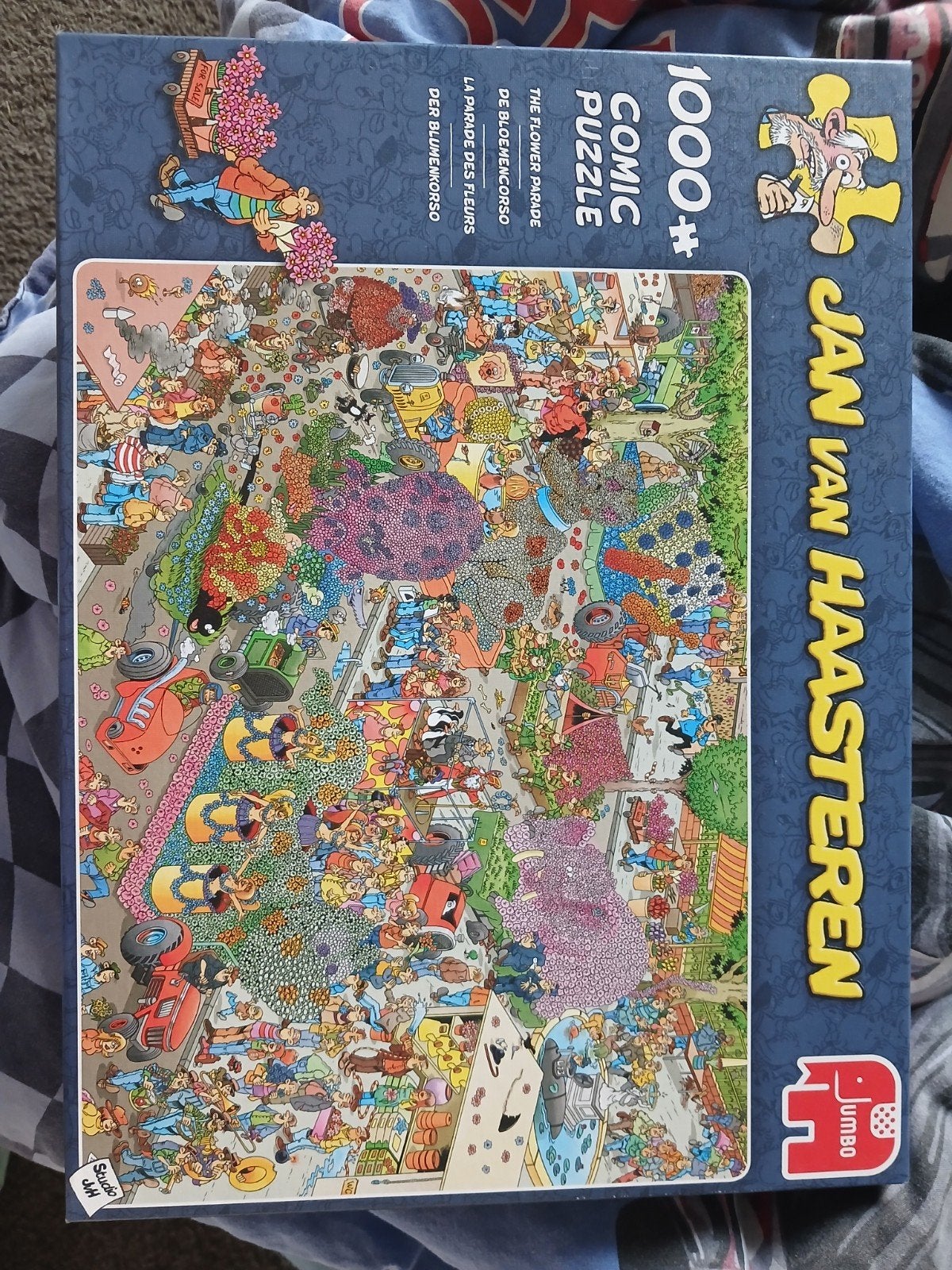 Jan van Haasteren De Bloemencorso 1000+ stukjes, Ophalen of Verzenden, 500 t/m 1500 stukjes, Zo goed als nieuw, Legpuzzel