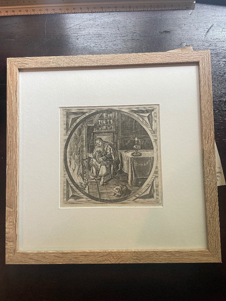 1726 Cats / Van der Venne Emblemata - OUD P0291-02, Ophalen of Verzenden, Ets, 1700 - 1799