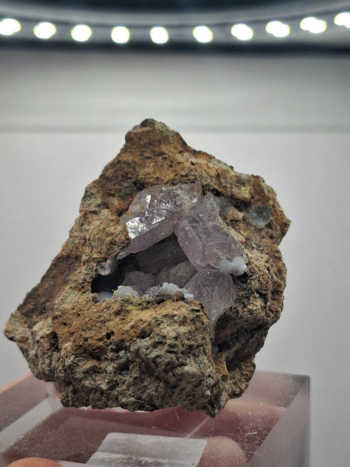 Amethist uit Osilo, Sardinië, Italië, Ophalen of Verzenden
