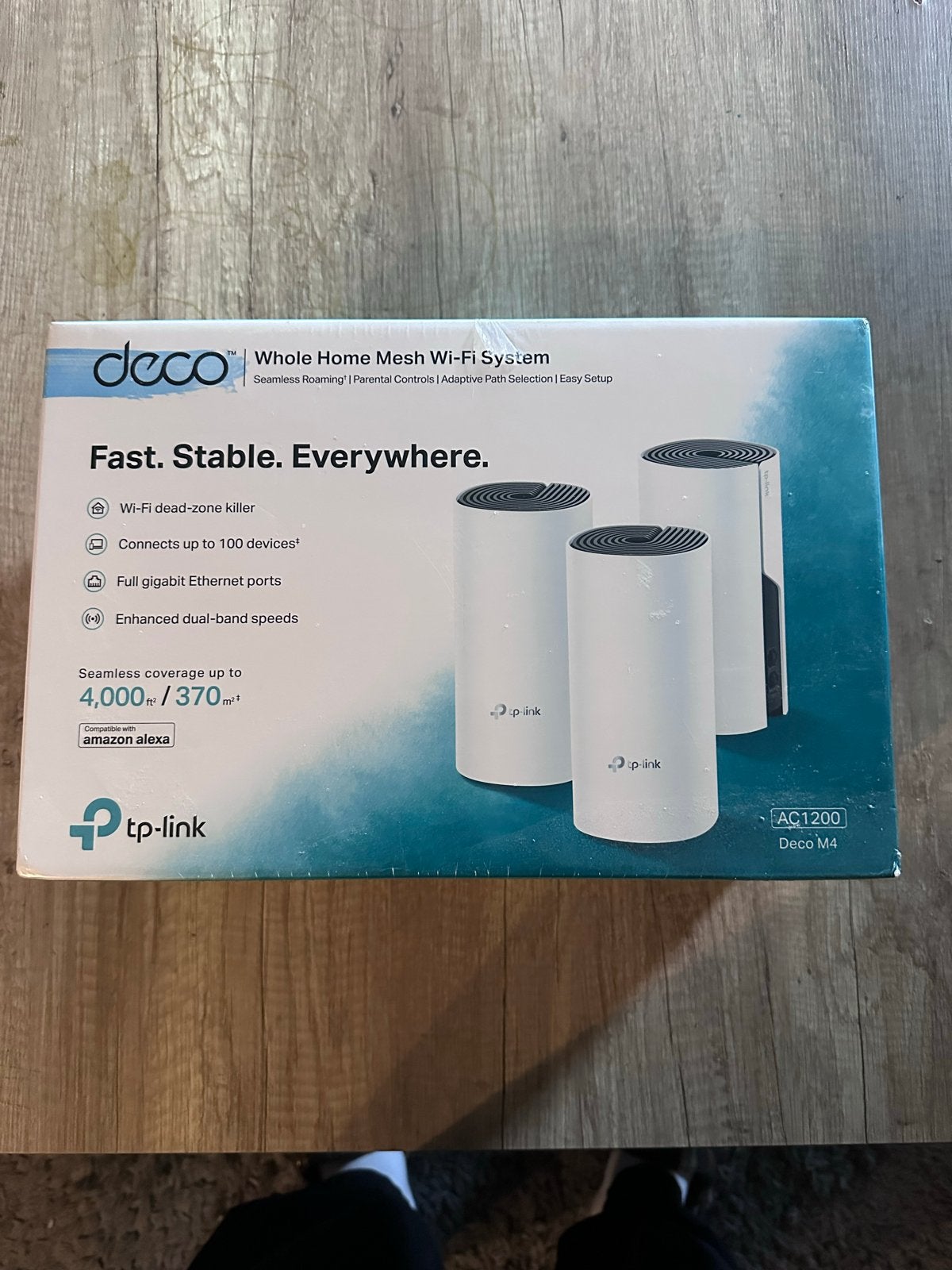 TP-Link Deco M4 AC1200 Whole Home Mesh Wi-Fi Systeem, Ophalen, Nieuw, Router