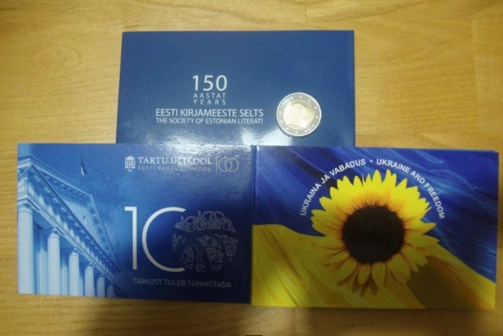 Estland Estonia 2 euromunten 2019, 2022, 2023, 2025, Verzenden, Estland, 2 euro, Losse munt