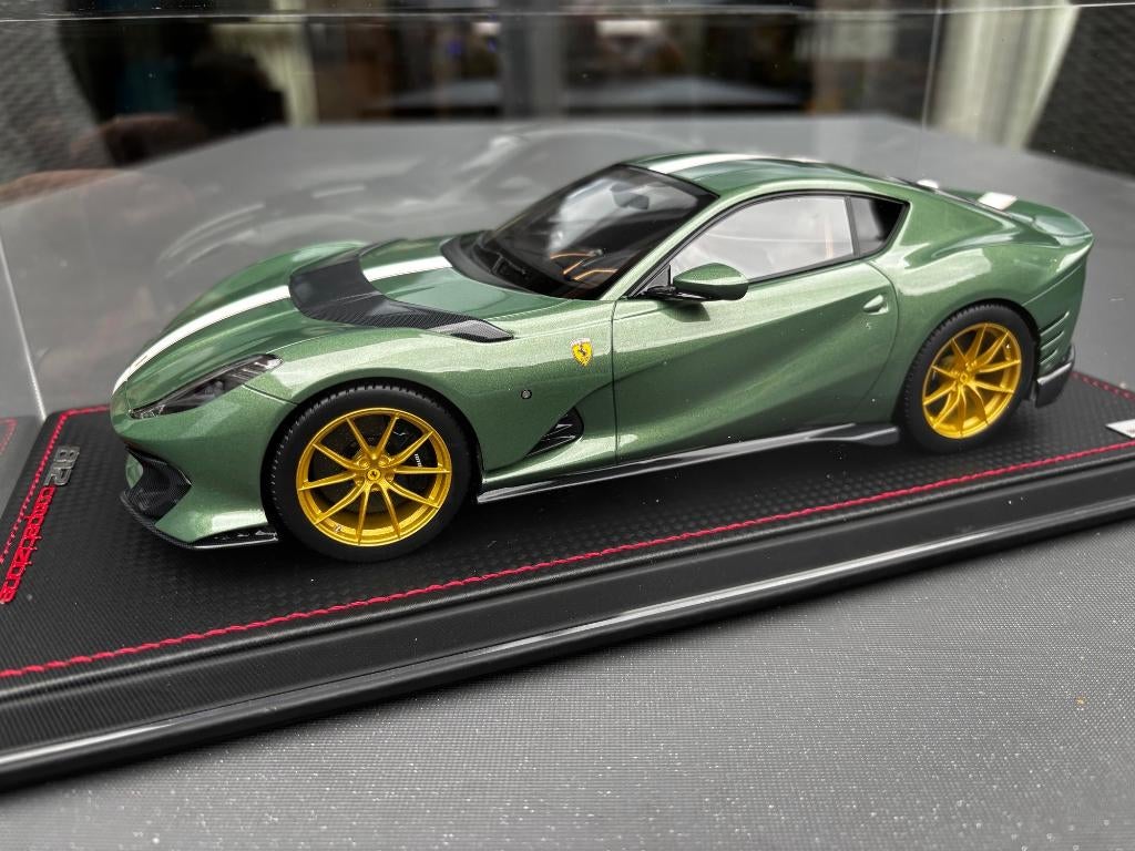 Ferrari 812 Competizione Verde Bottoglia MR 1:18 ! C4F, Hobby en Vrije tijd, Modelauto's | 1:18, Overige merken, MR, ., Nieuw