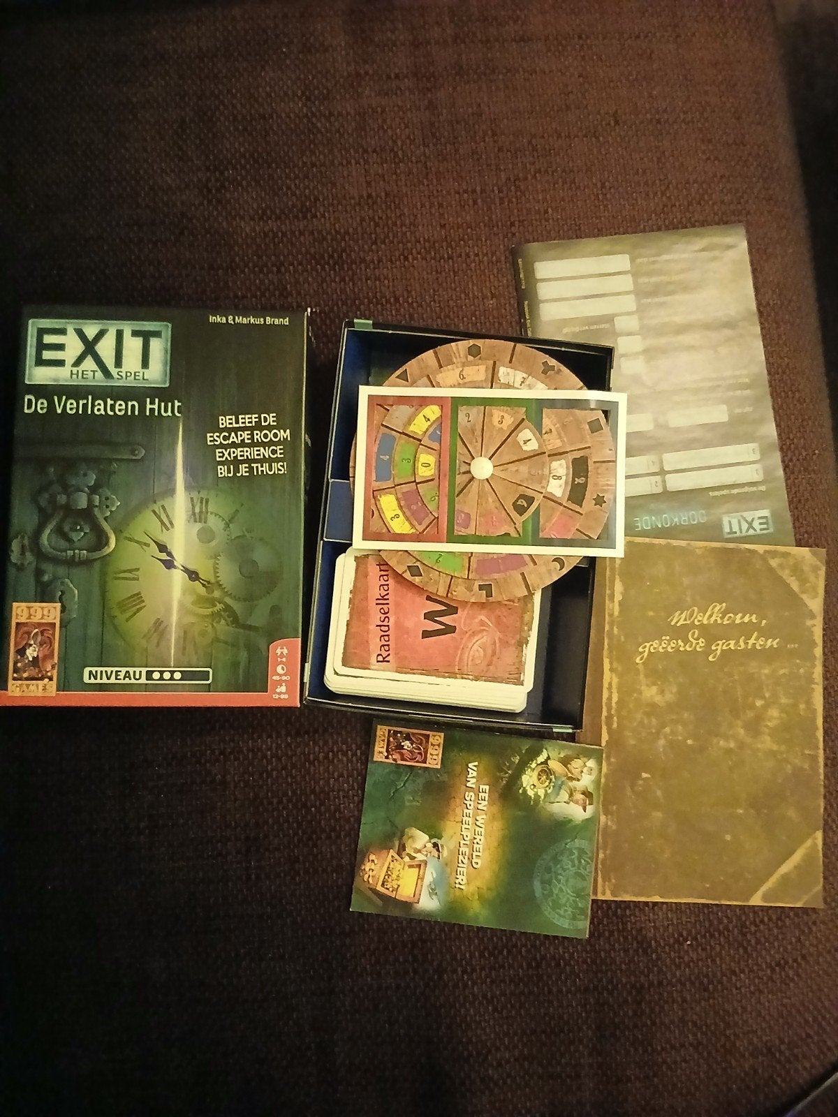 EXIT Het Spel: De Verlaten Hut - Escape Room Ervaring, KOSMOS, Gebruikt, Ophalen of Verzenden, Een of twee spelers