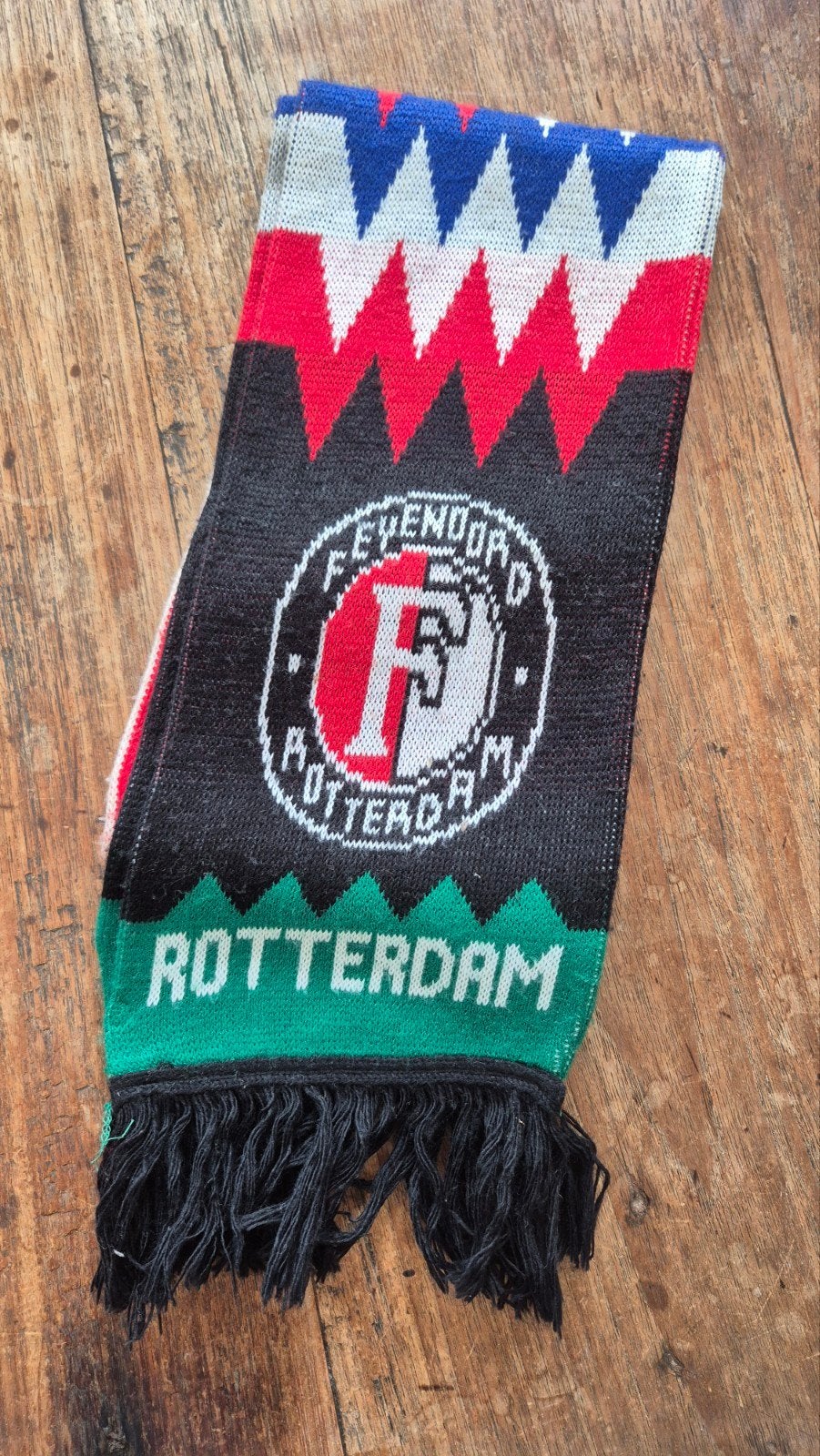 Feyenoord sjaal vintage jaren '90 - Rotterdam, Ophalen of Verzenden, Gebruikt, Feyenoord, Vaantje of Sjaal