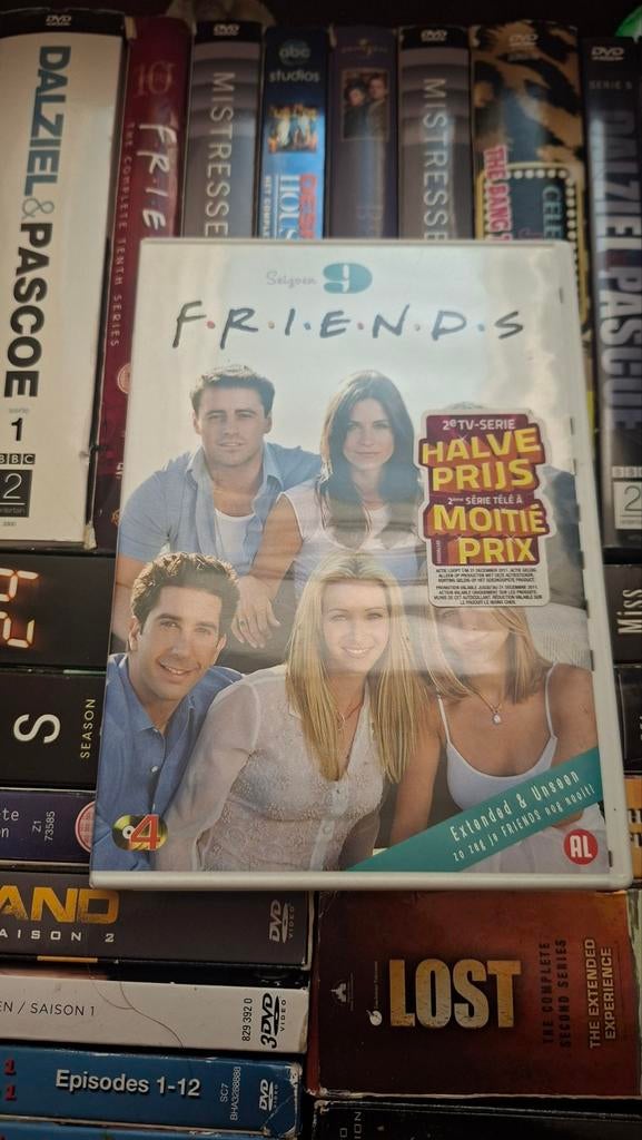 Friends serie 9 dvd box, Cd's en Dvd's, Dvd's | Tv en Series, Alle leeftijden, Ophalen of Verzenden, Zo goed als nieuw, Komedie
