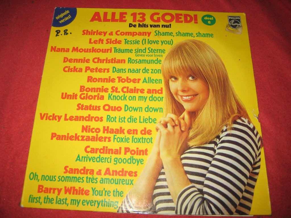 LP, Alle 13 Goed!, deel 8, Ophalen of Verzenden, Zo goed als nieuw, 12 inch
