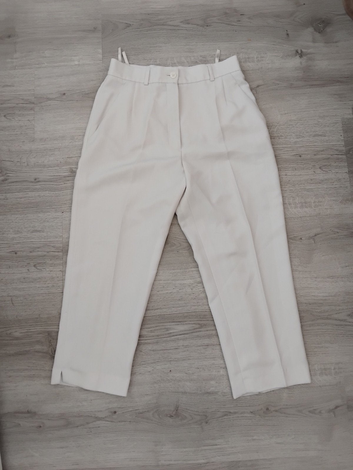 Taifun Collection Driekwart Broek - Crème, Kleding | Dames, Wit, Ophalen of Verzenden, Zo goed als nieuw, Driekwart