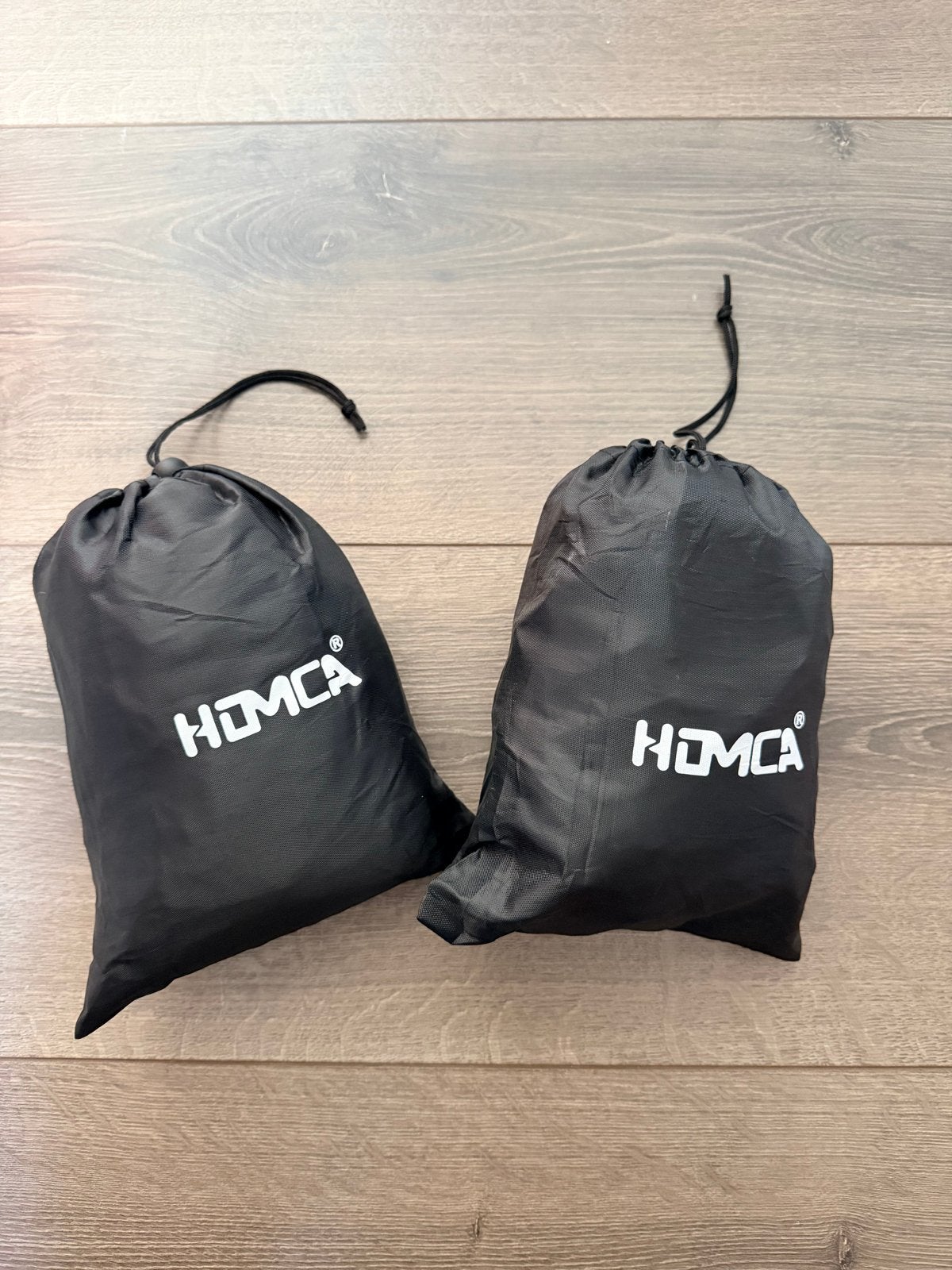 2x Homca Opblaasbaar Voetenbankje Zwart, Ophalen of Verzenden, Zo goed als nieuw