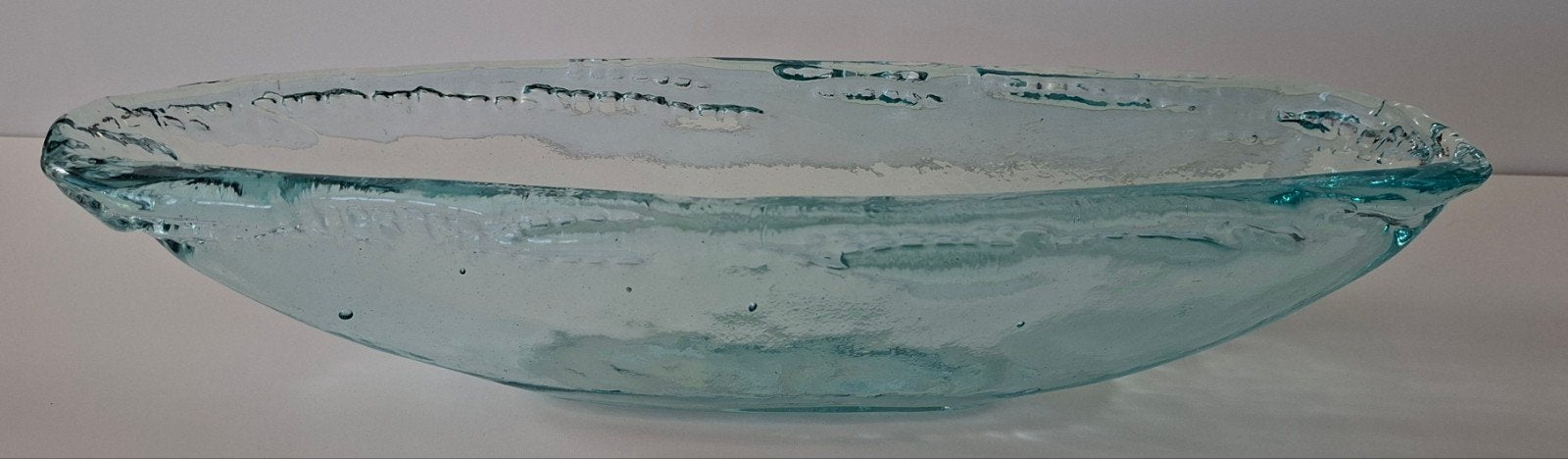 Glass boat. Vintage Spaanse Glazen Kom/Vaas., Ophalen of Verzenden, Zo goed als nieuw