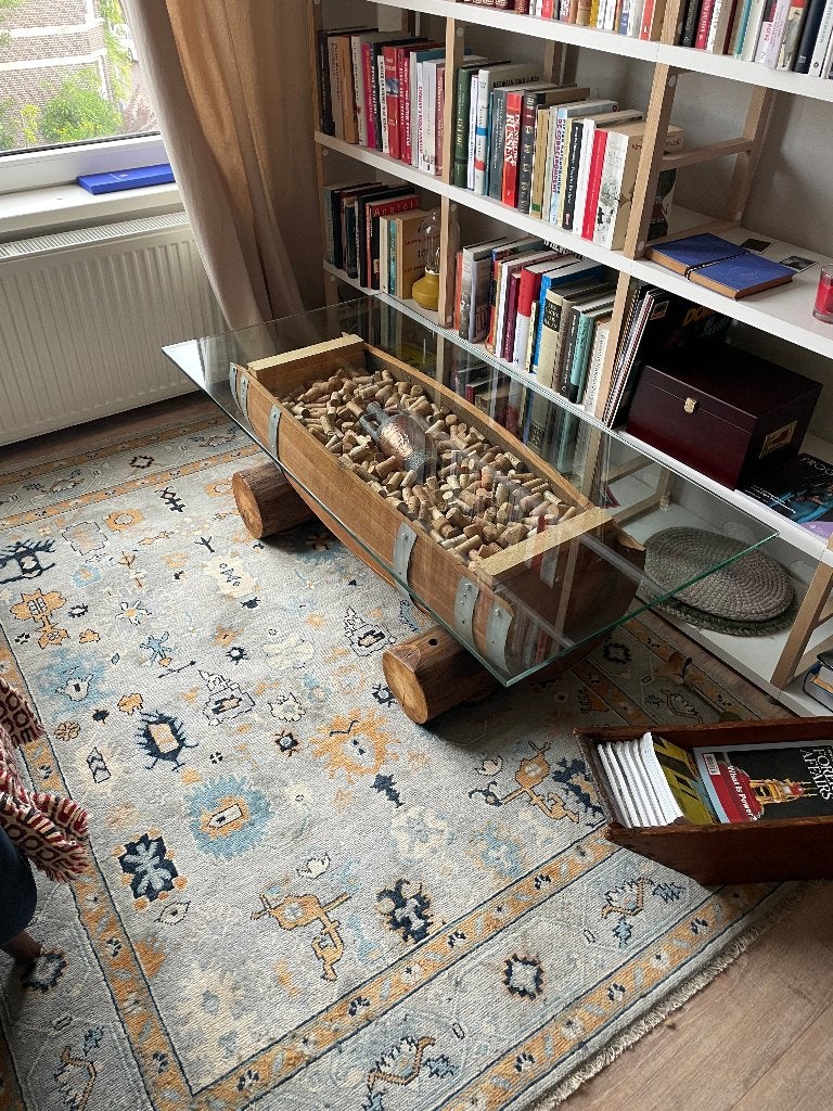 Salontafel wijnvat, Ophalen, Gebruikt, 100 tot 150 cm, 50 tot 100 cm