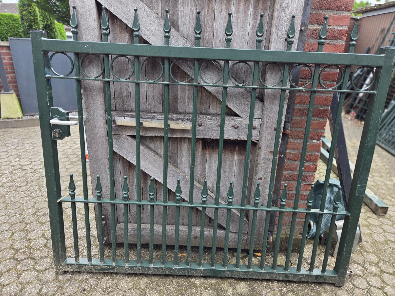 zware kwaliteispoort KOOPJE, Ophalen, IJzer