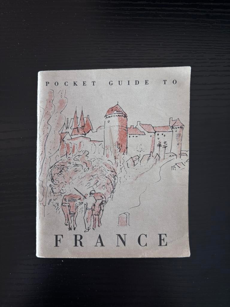US WW2 Pocket Guide to France - 1944, Verzamelen, Militaria | Tweede Wereldoorlog, Ophalen of Verzenden, Amerika, Boek of Tijdschrift
