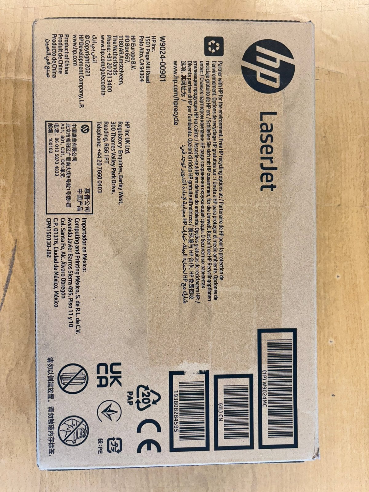 HP W9024MC Zwarte LaserJet Toner, Computers en Software, Printerbenodigdheden, Ophalen of Verzenden, Nieuw, Toner, HP (ORIGINEEL)