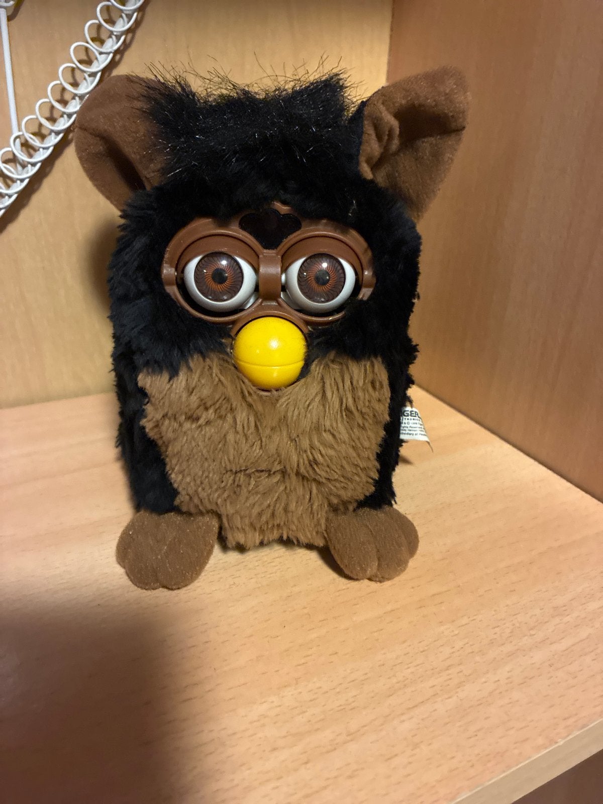 Vintage Furby 1998 Zwart/Bruin - Werkend, Gebruikt, Overige merken, Met geluid, Overige karakters