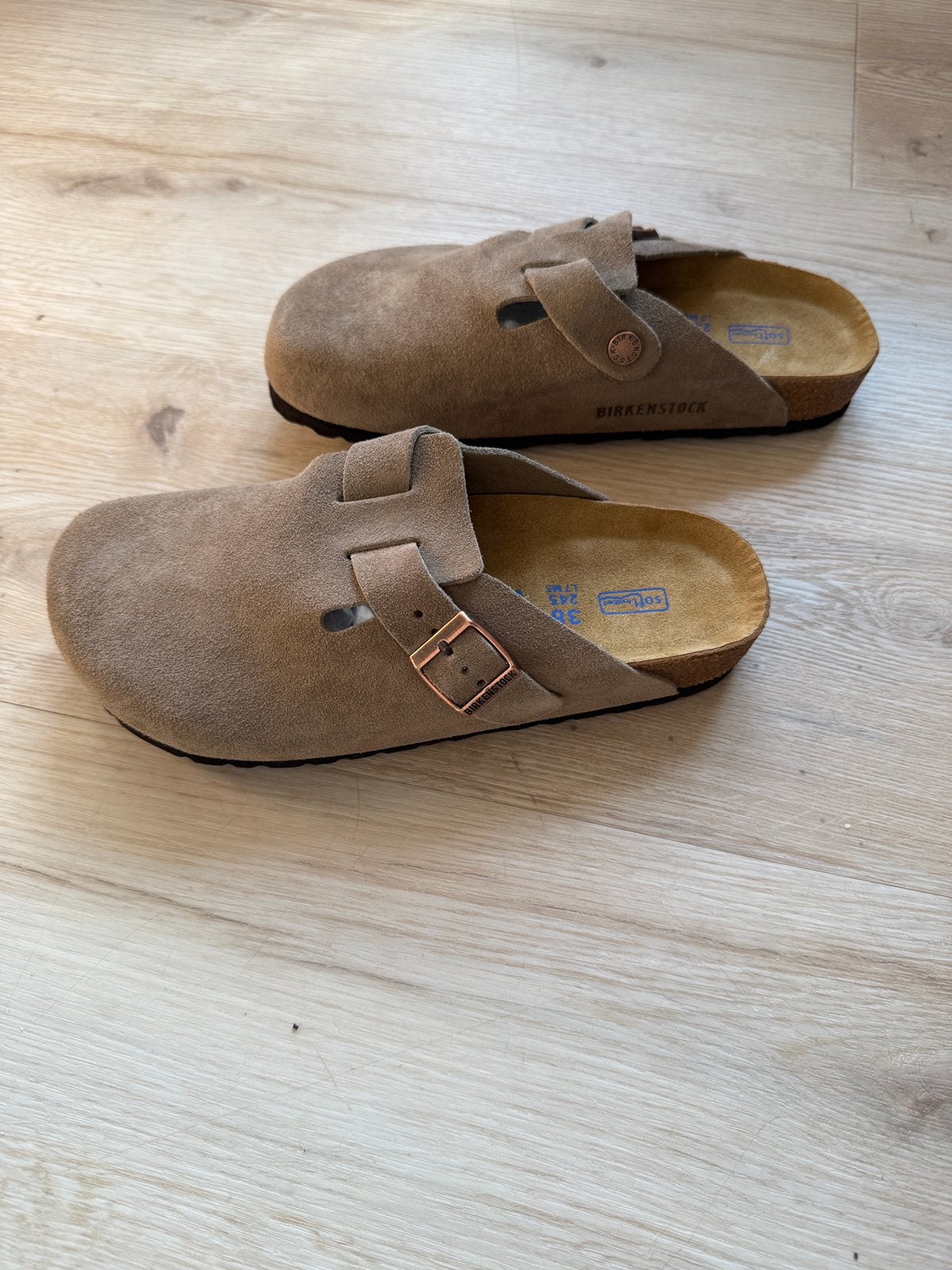 Birkenstock Boston Taupe maat 38, Kleding | Dames, Schoenen, Bruin, Nieuw, Sandalen of Muiltjes, Ophalen of Verzenden