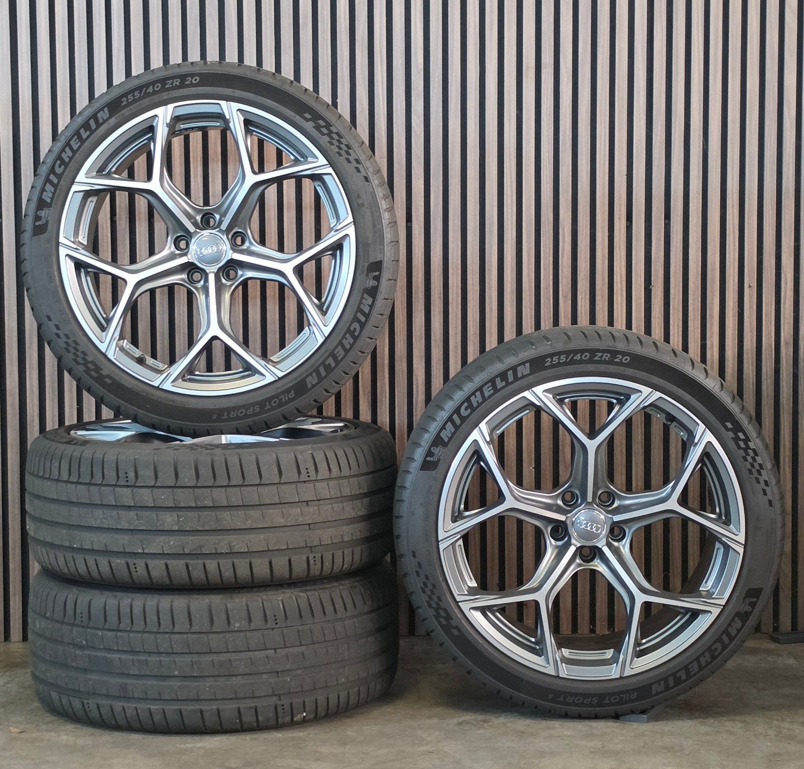 Nette 20" GMP Velgen+GOEDE A Merk Zomerbanden 5x112 Audi A6, Ophalen, Gmp, Gebruikt, 255 mm