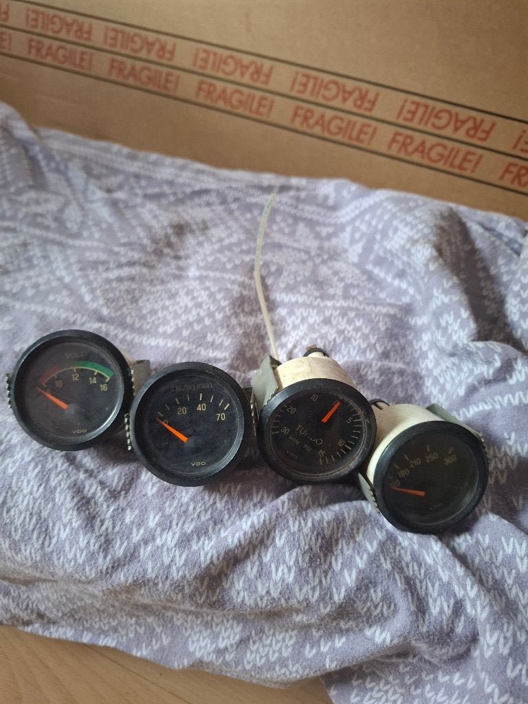 druk- en temperatuur meters en voltmeter, Ophalen of Verzenden