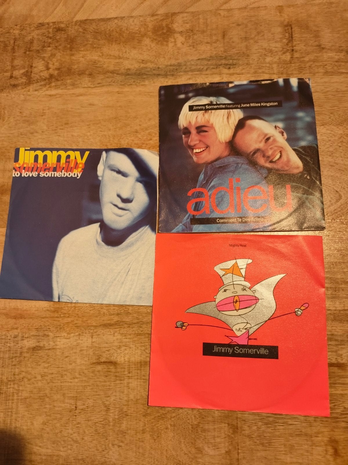 3x Jimmy Somerville 7” singles – 1989/1990 – London Records, Gebruikt, 7 inch, Ophalen of Verzenden, Pop