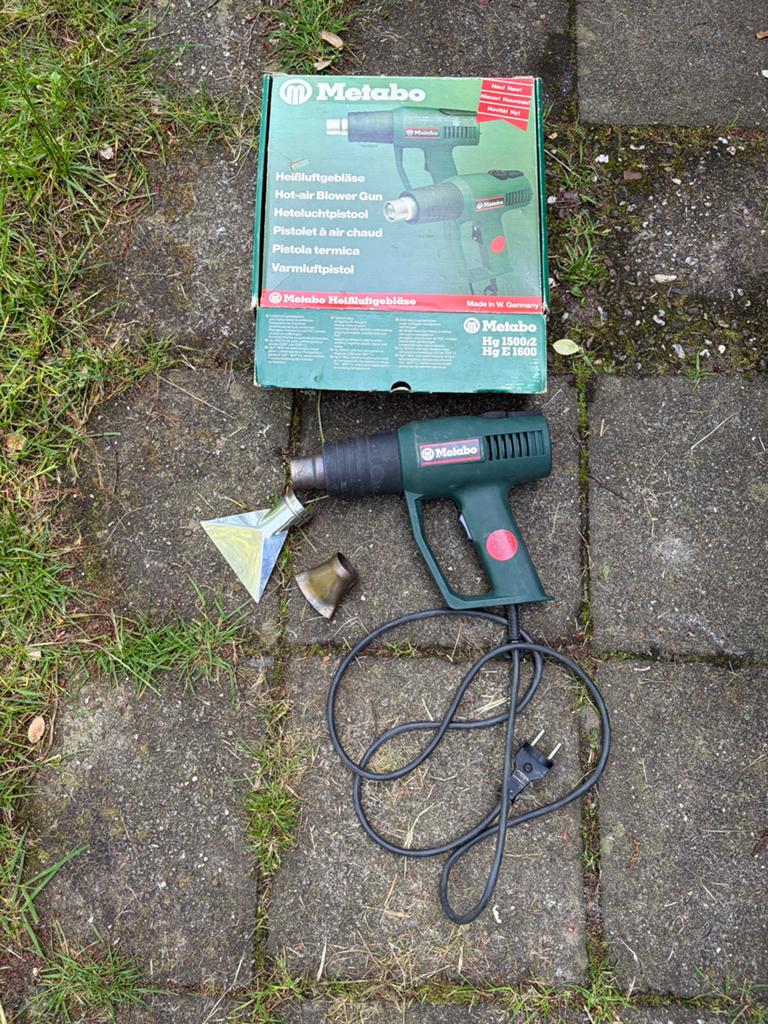 Metabo heteluchtpistool, Ophalen of Verzenden, Gebruikt