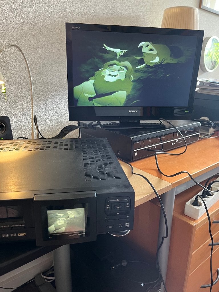 Philips VR 6880 VR6880 videorecorder met LCD-scherm en AB, Ophalen, Gebruikt, VHS-speler of -recorder