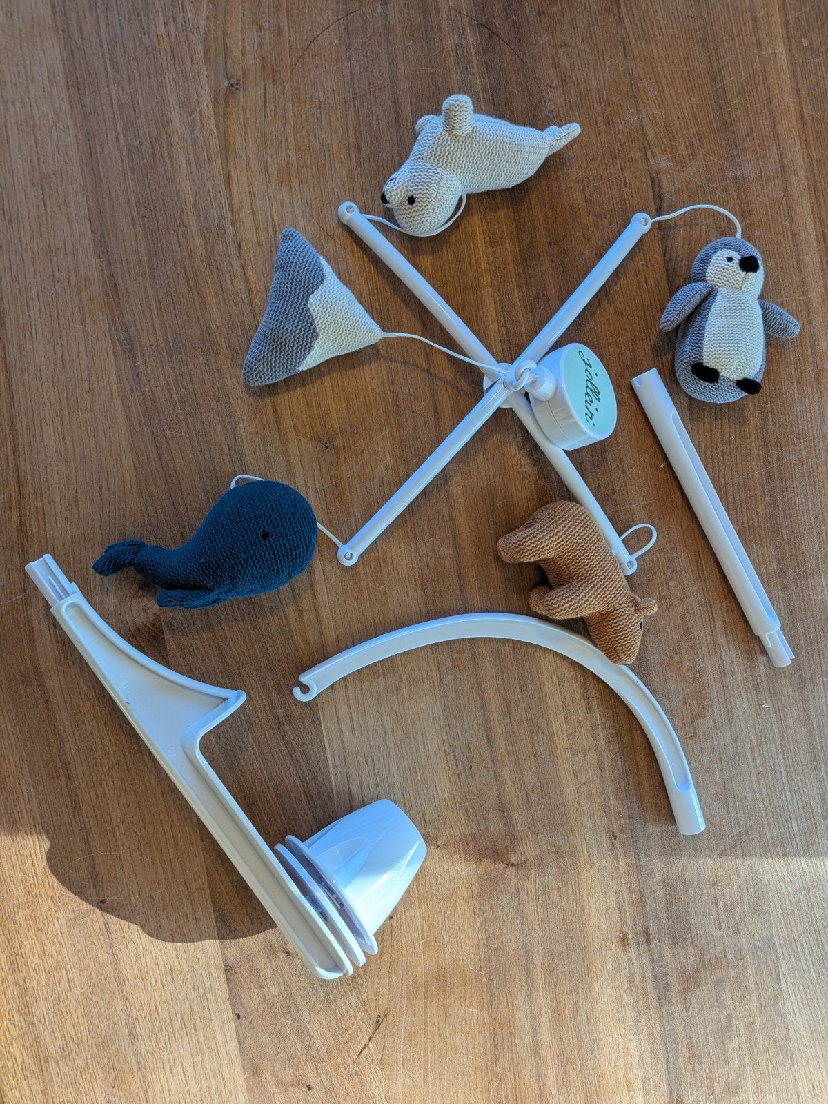 Jollein Muziekmobiel met zeedieren, Kinderen en Baby's, Ophalen of Verzenden, Zo goed als nieuw, Mobiel