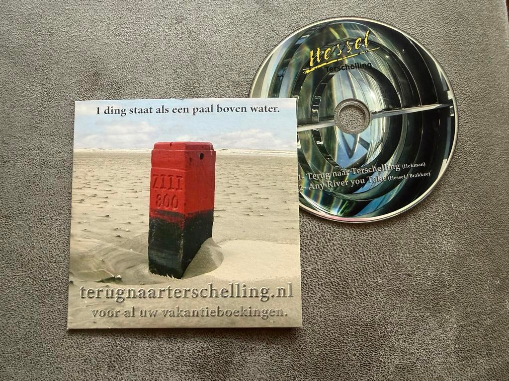 Hessel Terschelling - Terug naar Terschelling CD Single, 1 single, Ophalen of Verzenden, Zo goed als nieuw, Nederlandstalig
