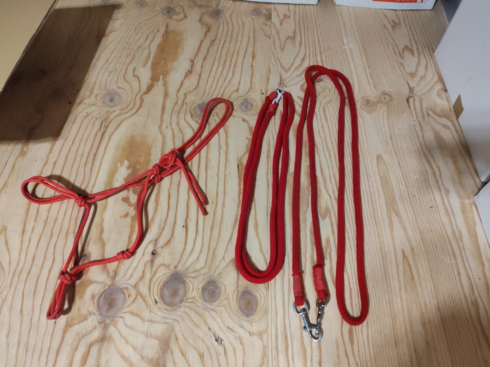 Touwhalsterset Full Rood, Ophalen of Verzenden, Gebruikt, Rood, Full